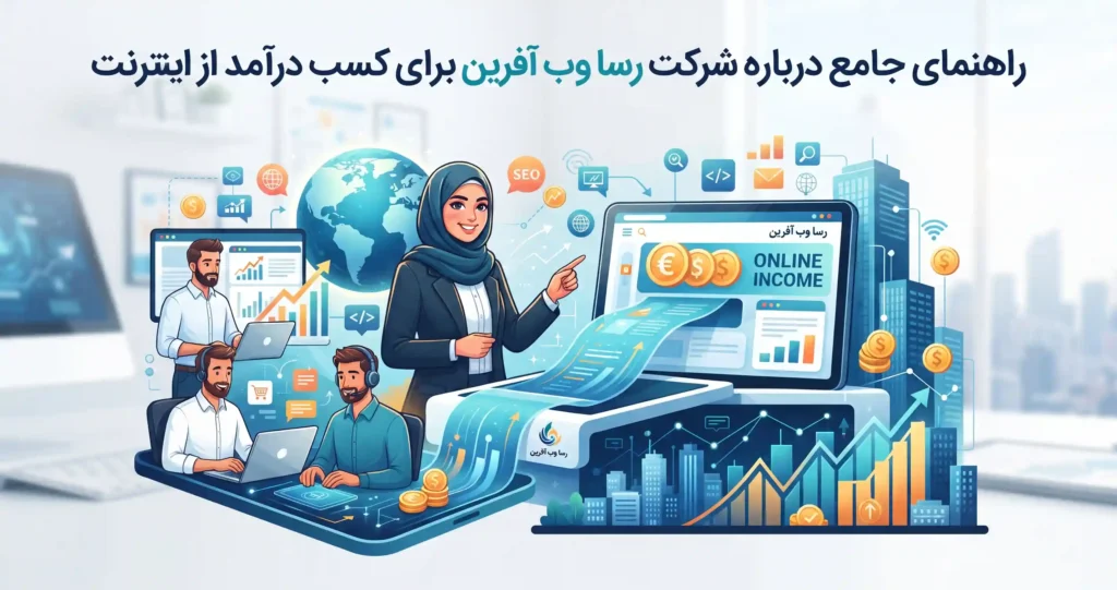 راهنمای جامع درباره شرکت رسا وب آفرین برای کسب درآمد از اینترنت
