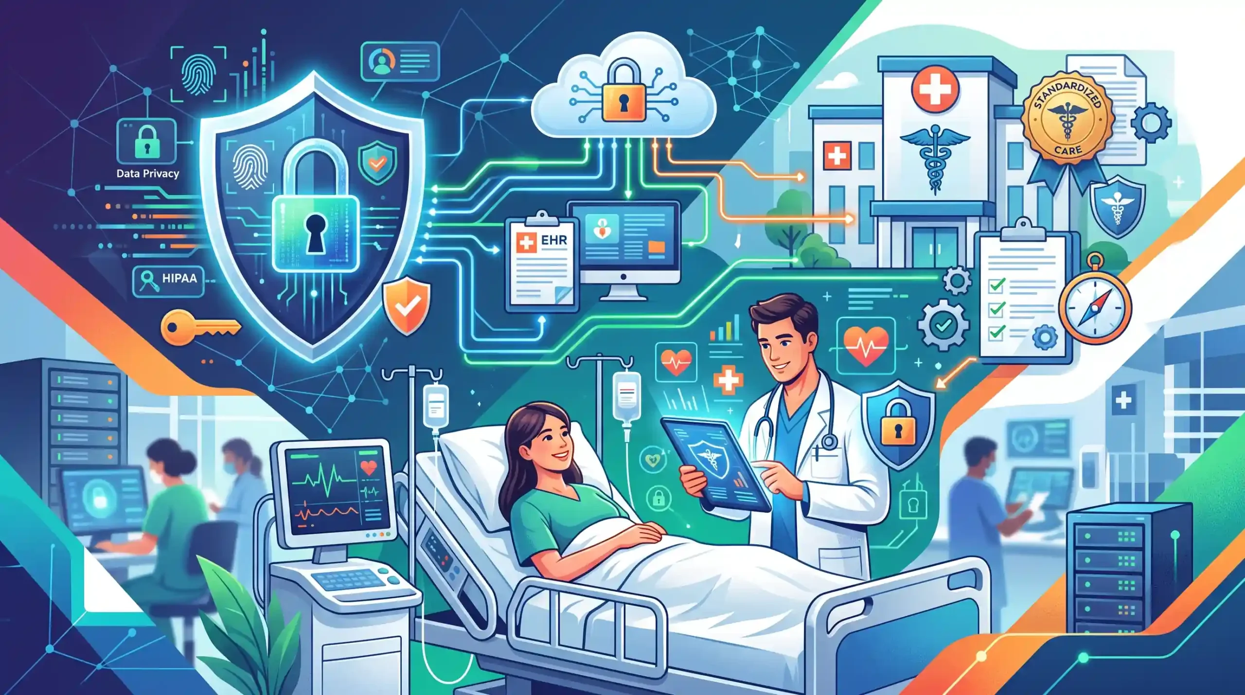 🛡️ امنیت اطلاعات بیماران و رعایت استانداردهای پزشکی