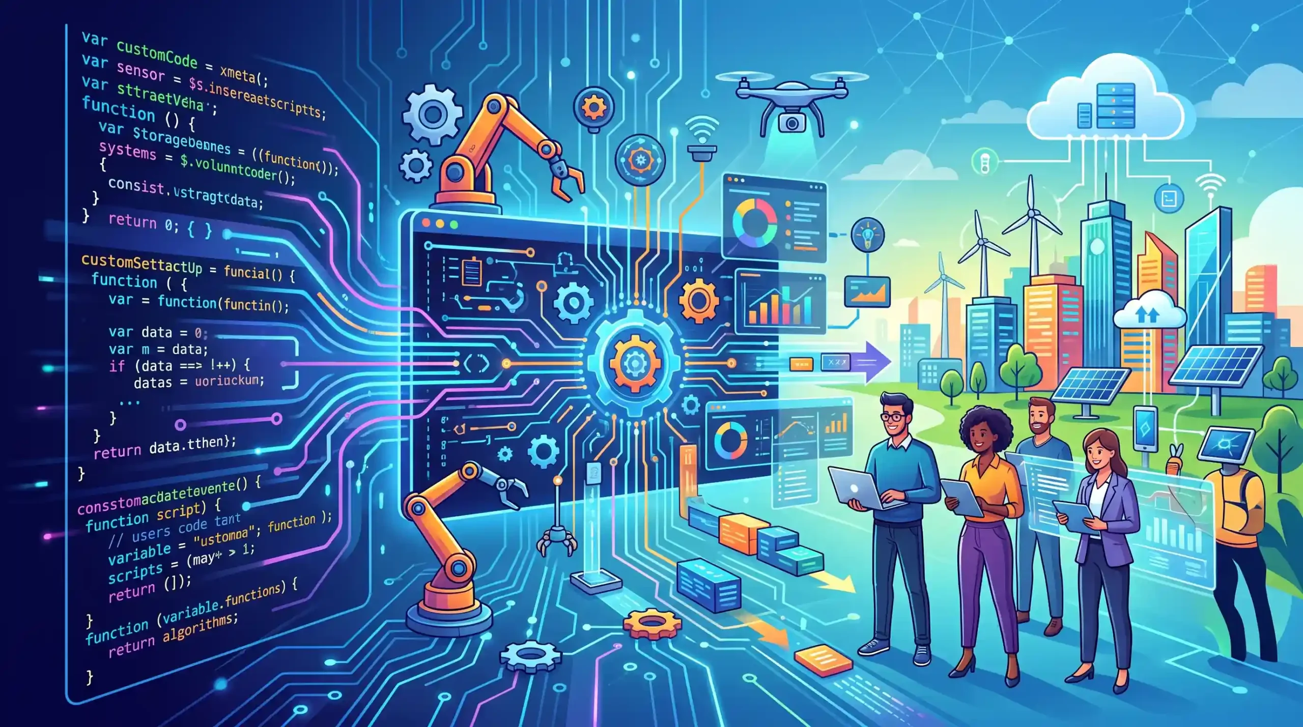 🤖 هماهنگی برنامهنویسی اختصاصی با ابزارهای اتوماسیون و تحول دیجیتال