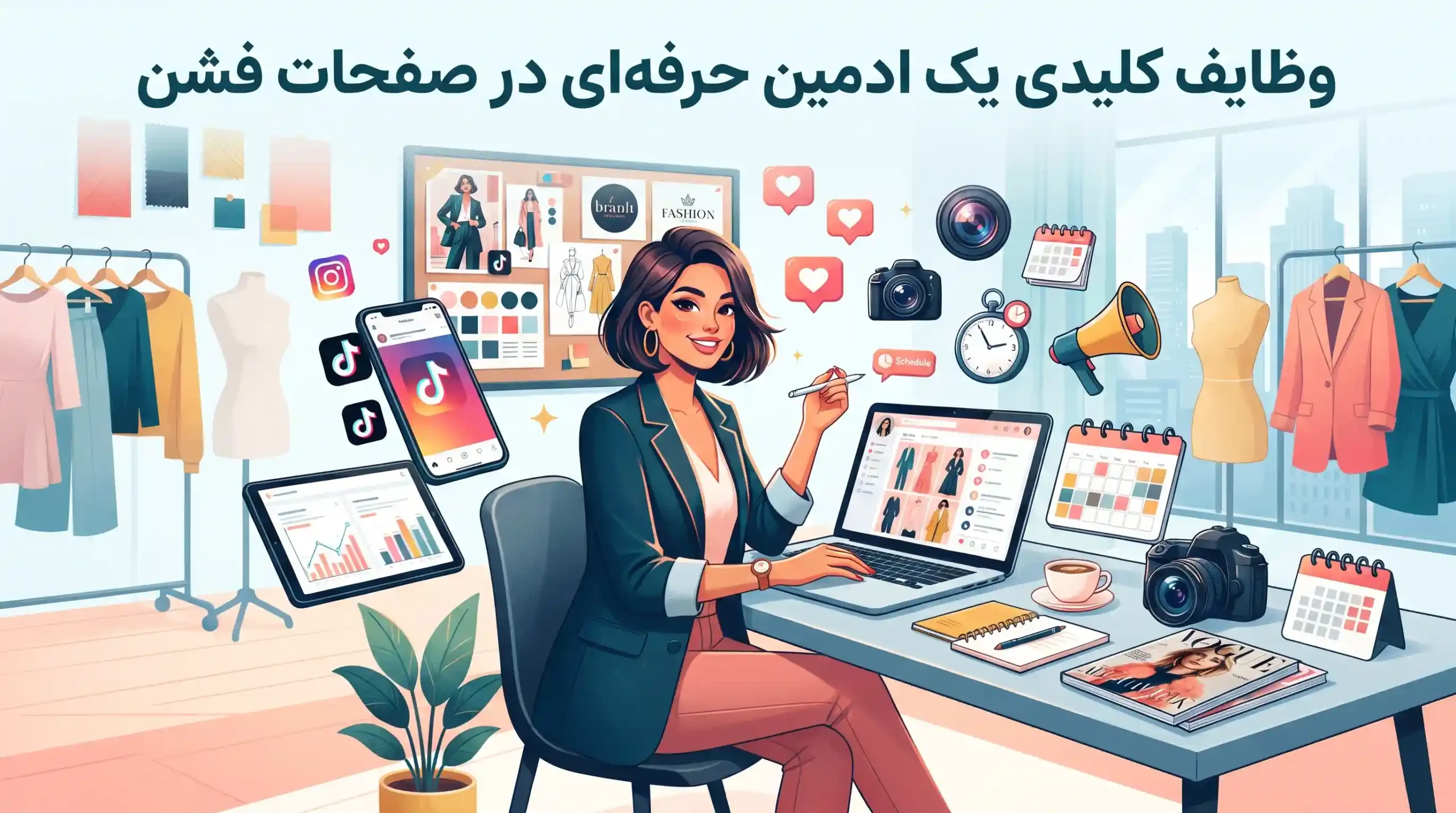 🎯 وظایف کلیدی یک ادمین حرفهای در صفحات فشن