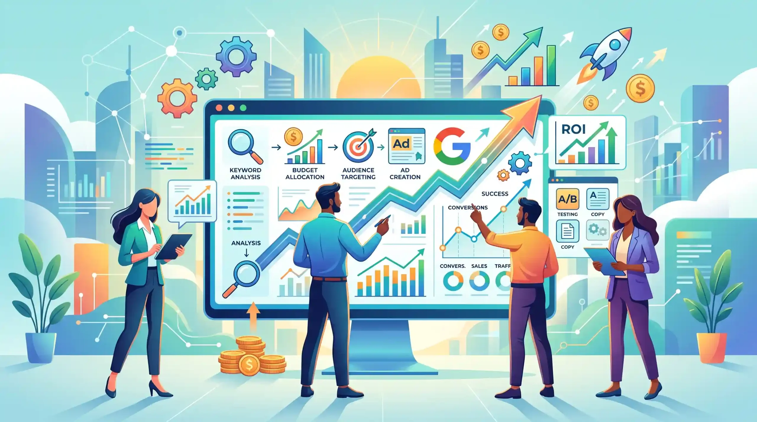 📈 تدوین استراتژی کمپین تبلیغاتی گوگل برای بیشترین بازدهی
