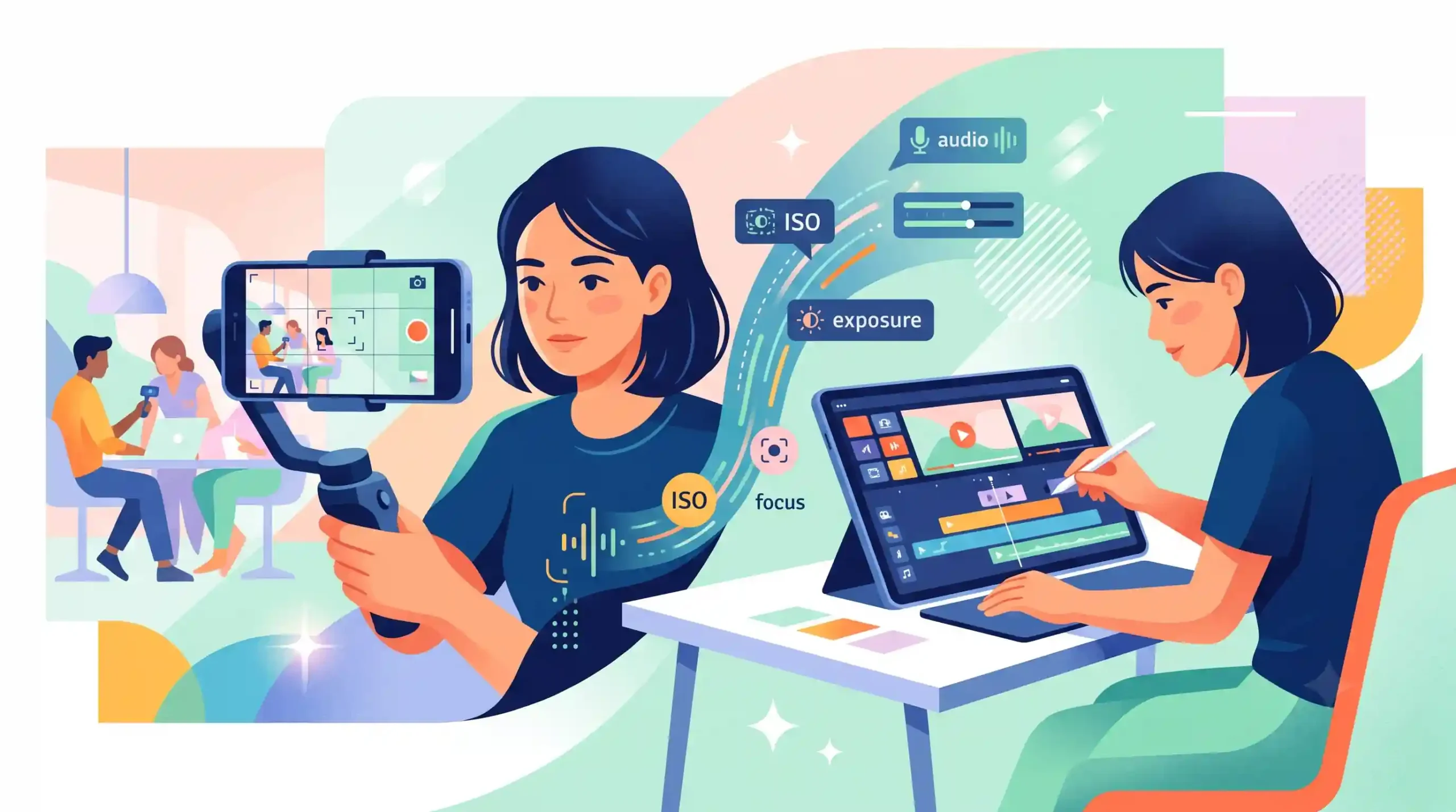 🎬 اصول فنی فیلمبرداری و تدوین با موبایل برای ادمین ها