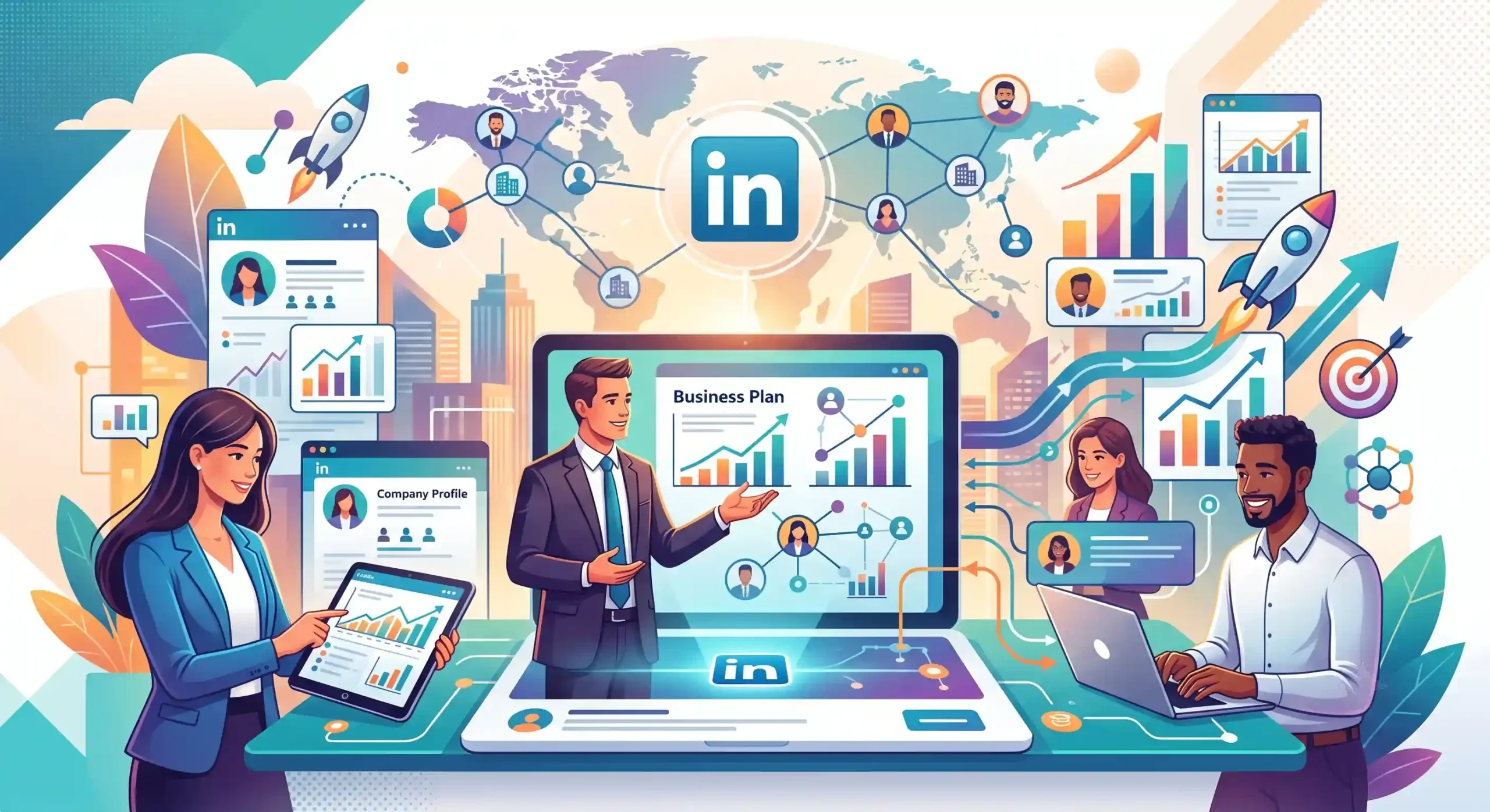 💼 بازاریابی و تبلیغات بیزینس تو بیزینس در لینکدین