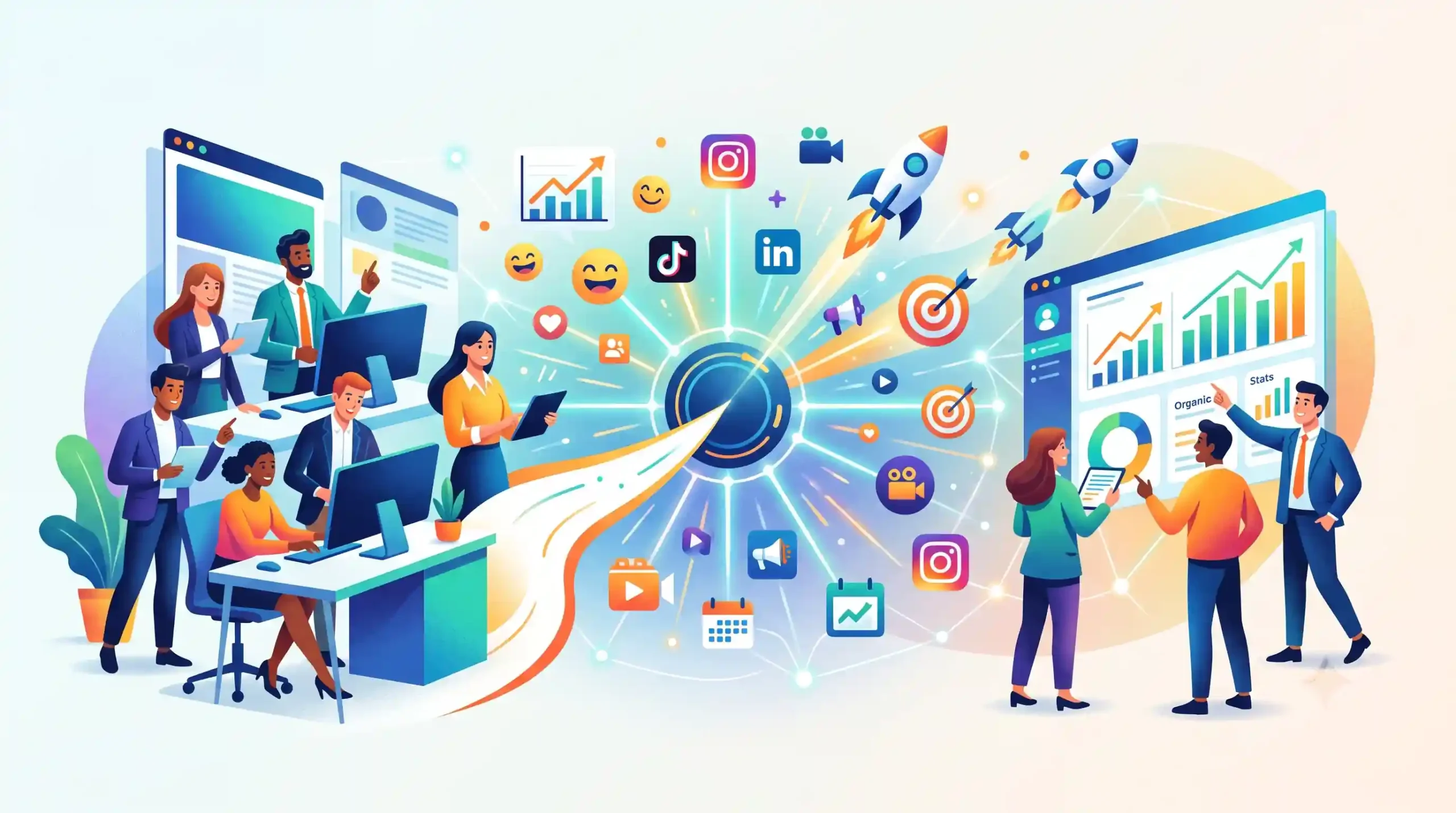 📈 همکاری با آژانس رسا وب آفرین برای تحول در مدیریت سوشال مدیا