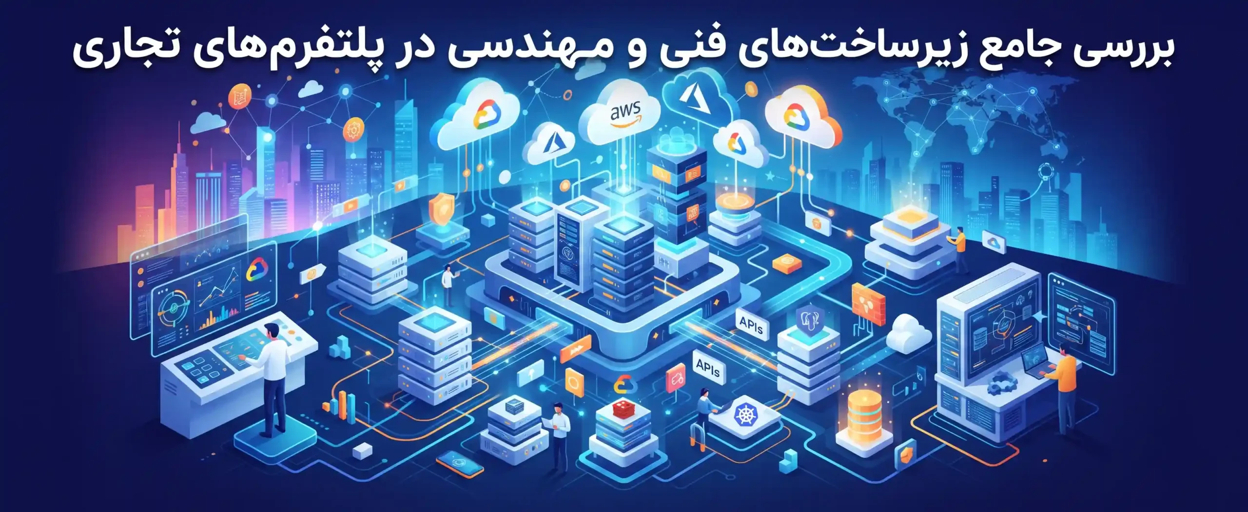 ⚙️ بررسی جامع زیرساختهای فنی و مهندسی در پلتفرمهای تجاری