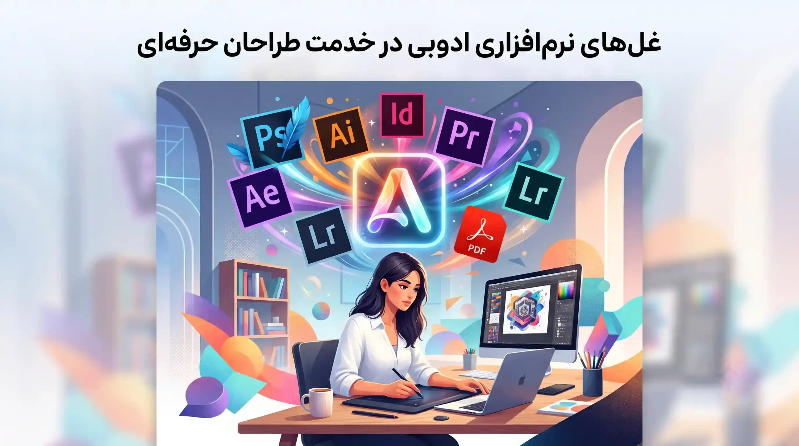 💻 غولهای نرمافزاری ادوبی در خدمت طراحان حرفهای