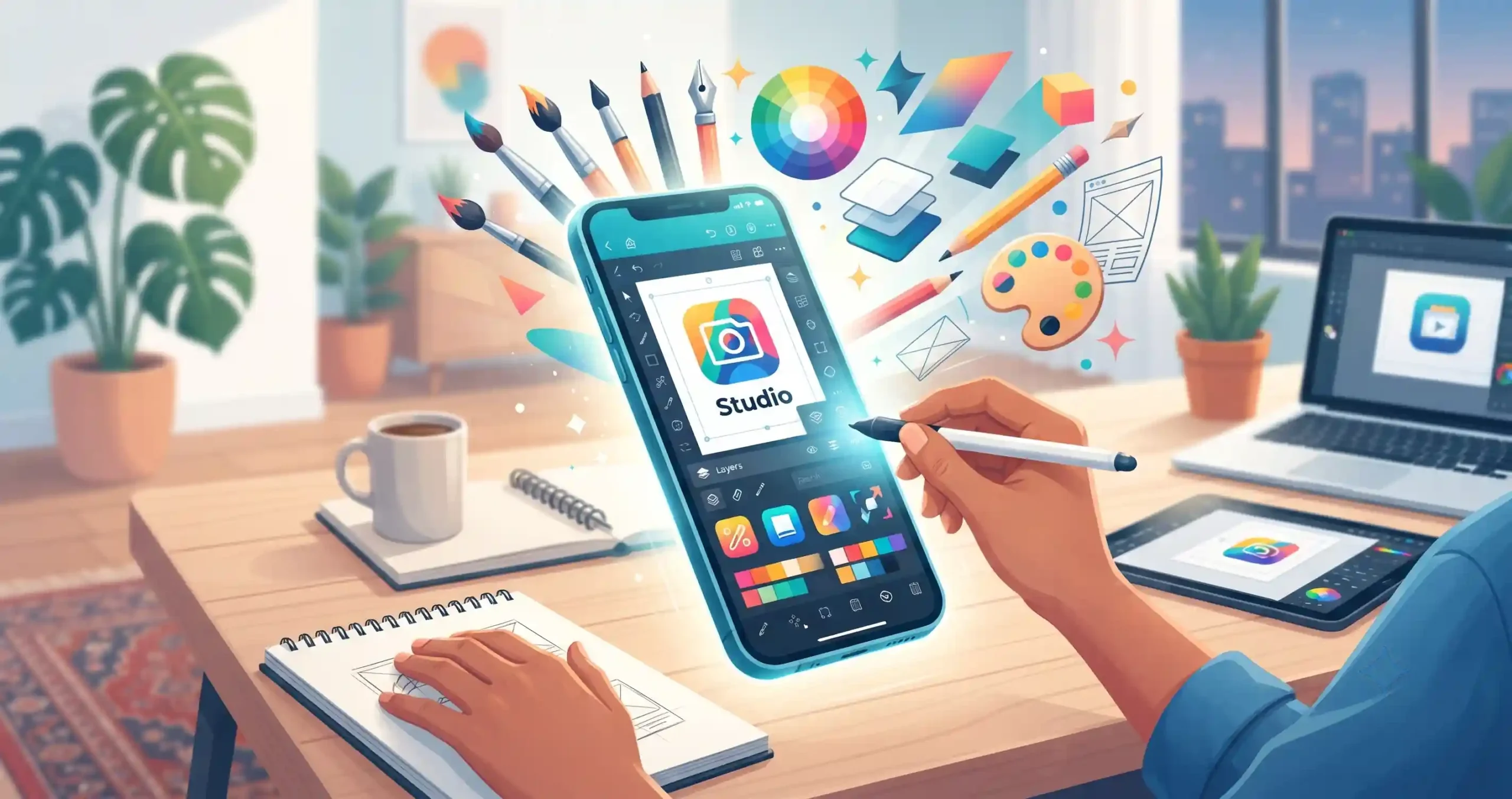 📱 اپلیکیشنهای موبایل؛ استودیوی طراحی در جیب شما