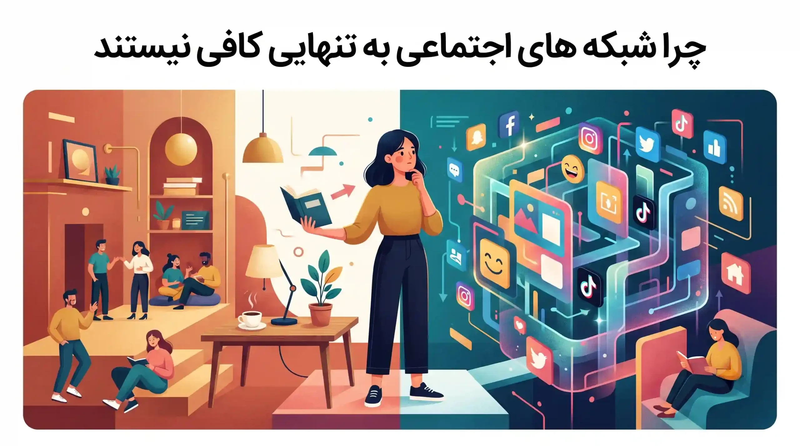 🌐 چرا شبکه های اجتماعی به تنهایی کافی نیستند