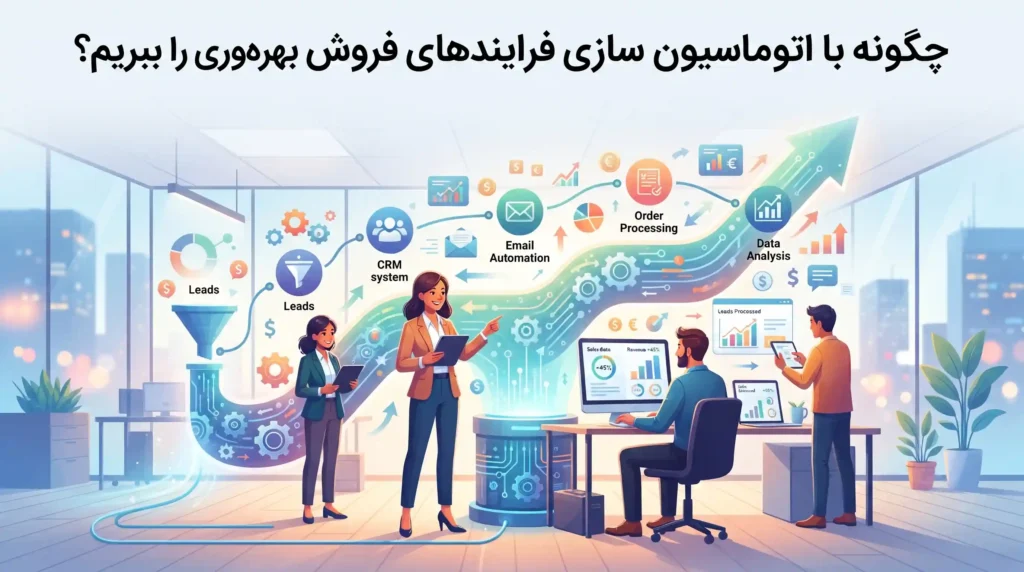 چگونه با اتوماسیون سازی فرایندهای فروش بهره‌وری را بالا ببریم؟