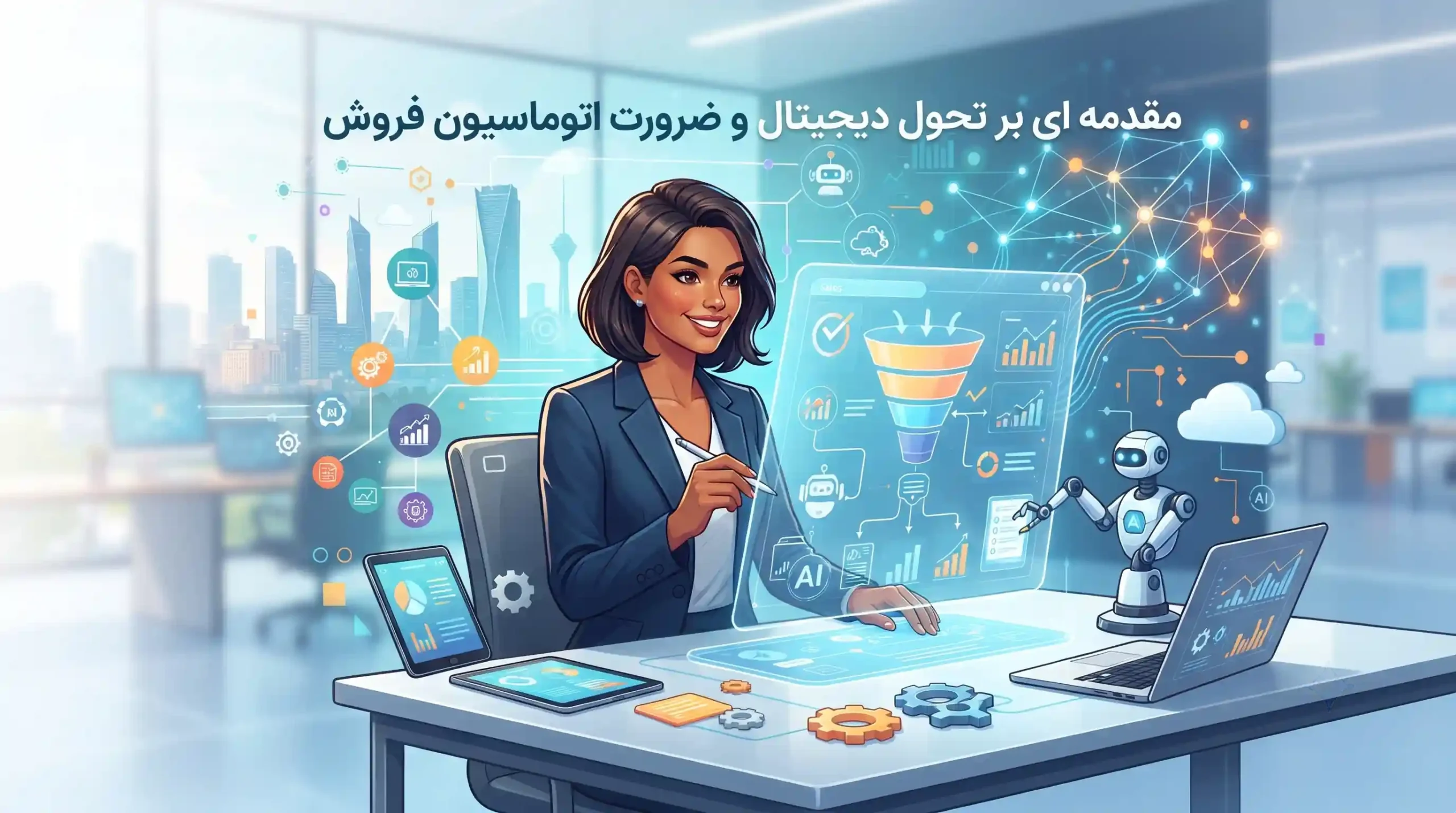 📈 مقدمه ای بر تحول دیجیتال و ضرورت اتوماسیون فروش