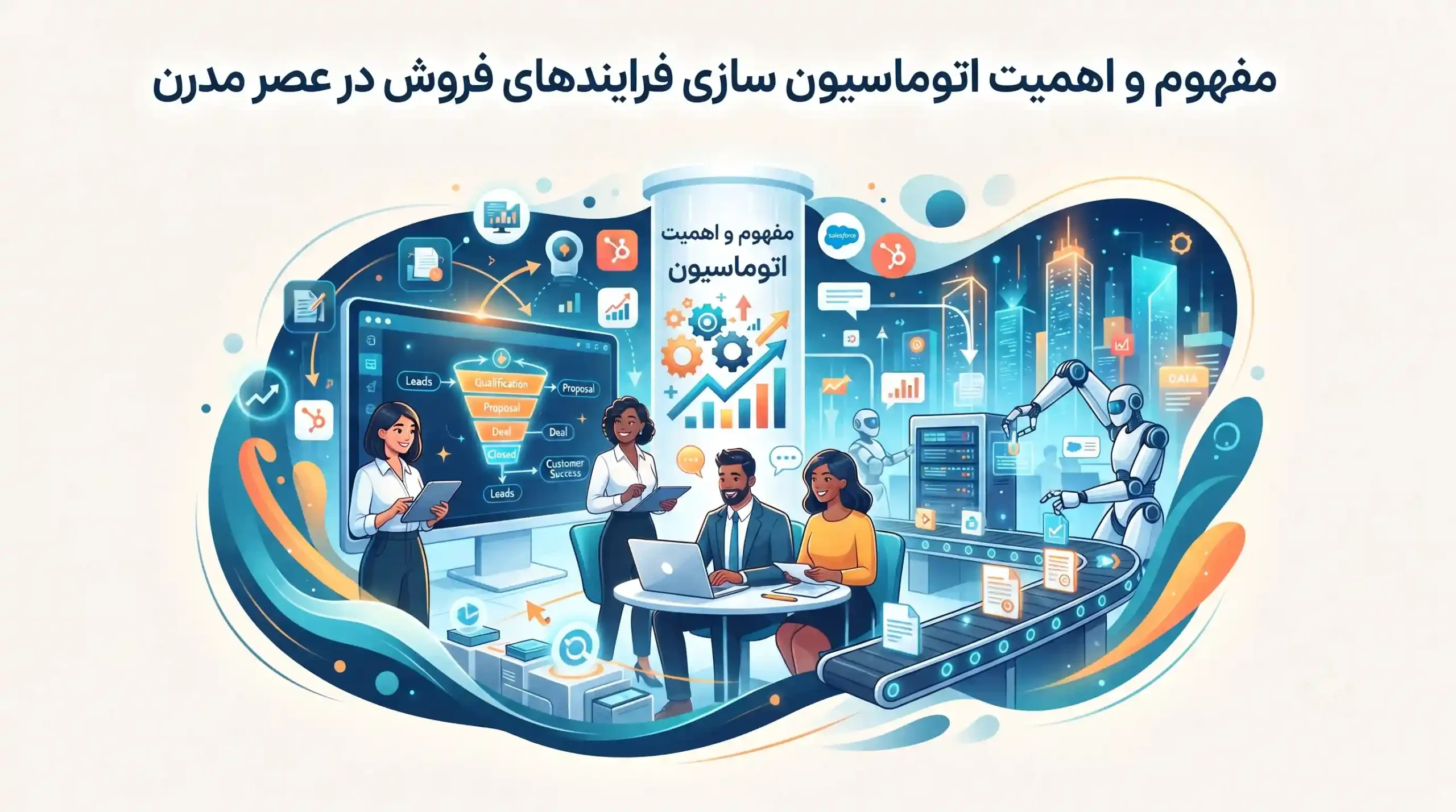 🚀 مفهوم و اهمیت اتوماسیون سازی فرایندهای فروش در عصر مدرن
