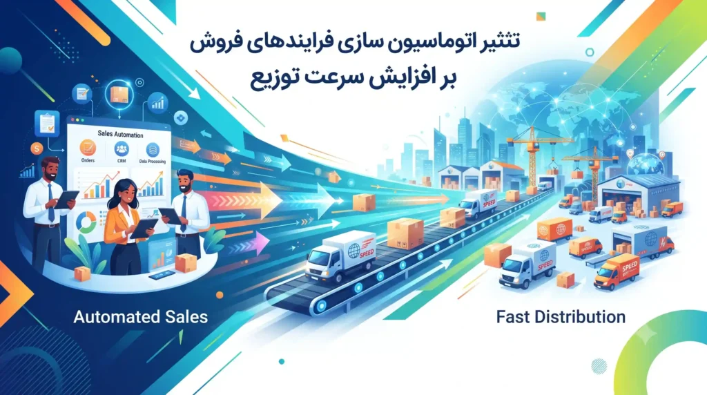 تاثیر اتوماسیون سازی فرایندهای فروش بر افزایش سرعت توزیع