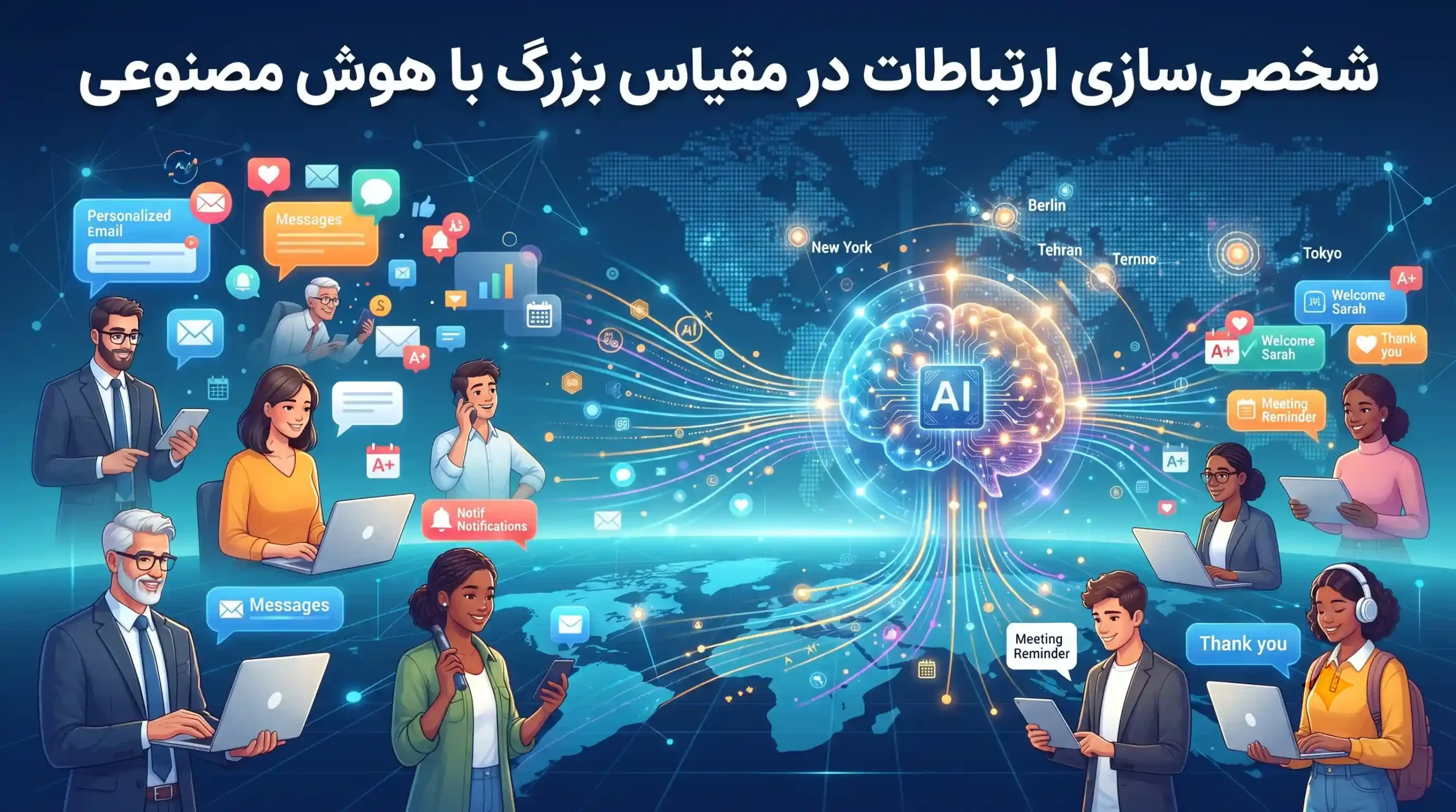 🎯 شخصیسازی ارتباطات در مقیاس بزرگ با هوش مصنوعی