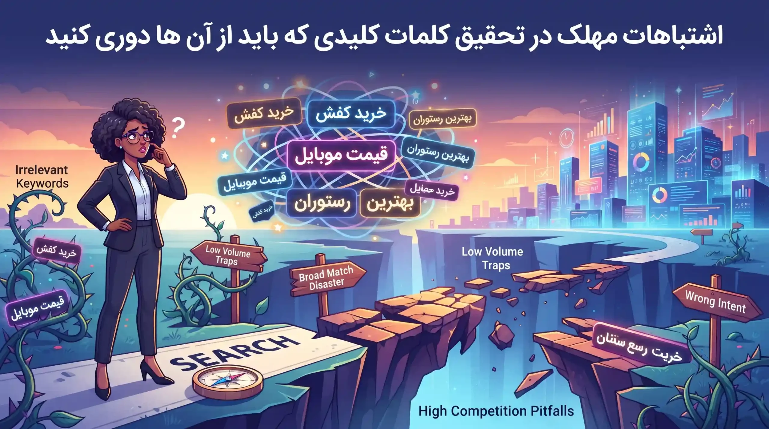 🧠 اشتباهات مهلک در تحقیق کلمات کلیدی که باید از آن ها دوری کنید