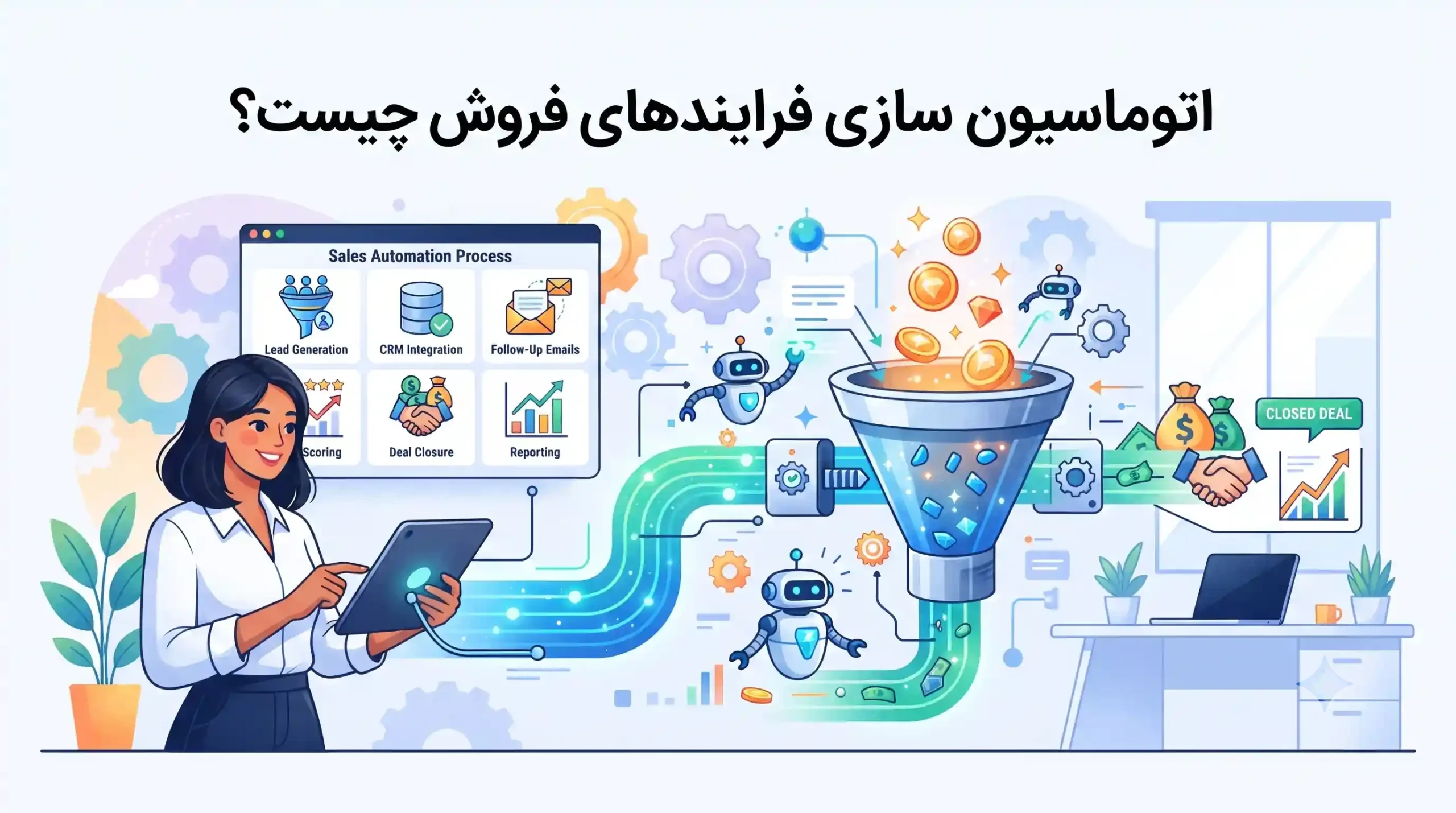 💼 اتوماسیون سازی فرایندهای فروش چیست؟