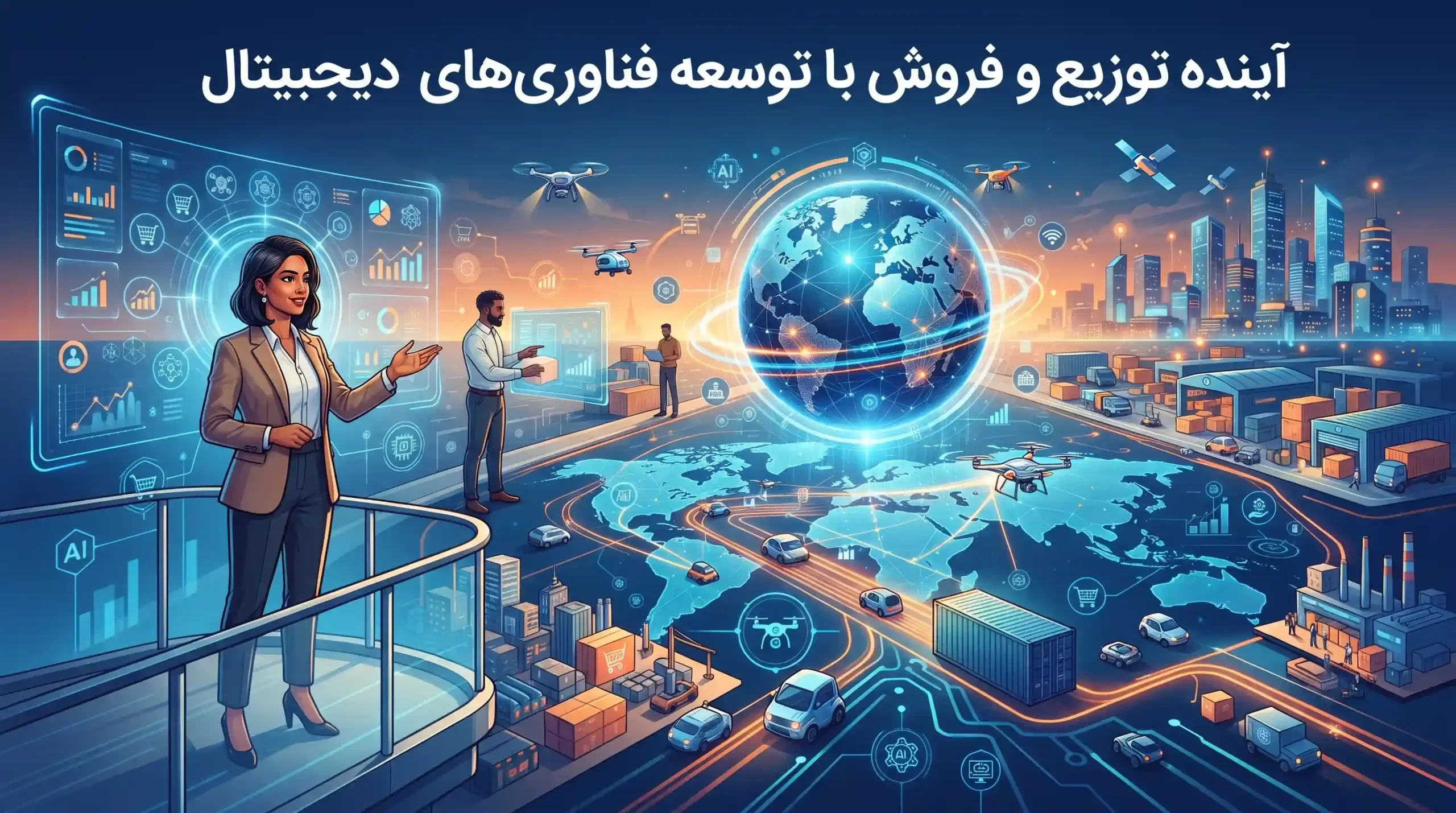 🔮 آینده توزیع و فروش با توسعه فناوریهای دیجیتال