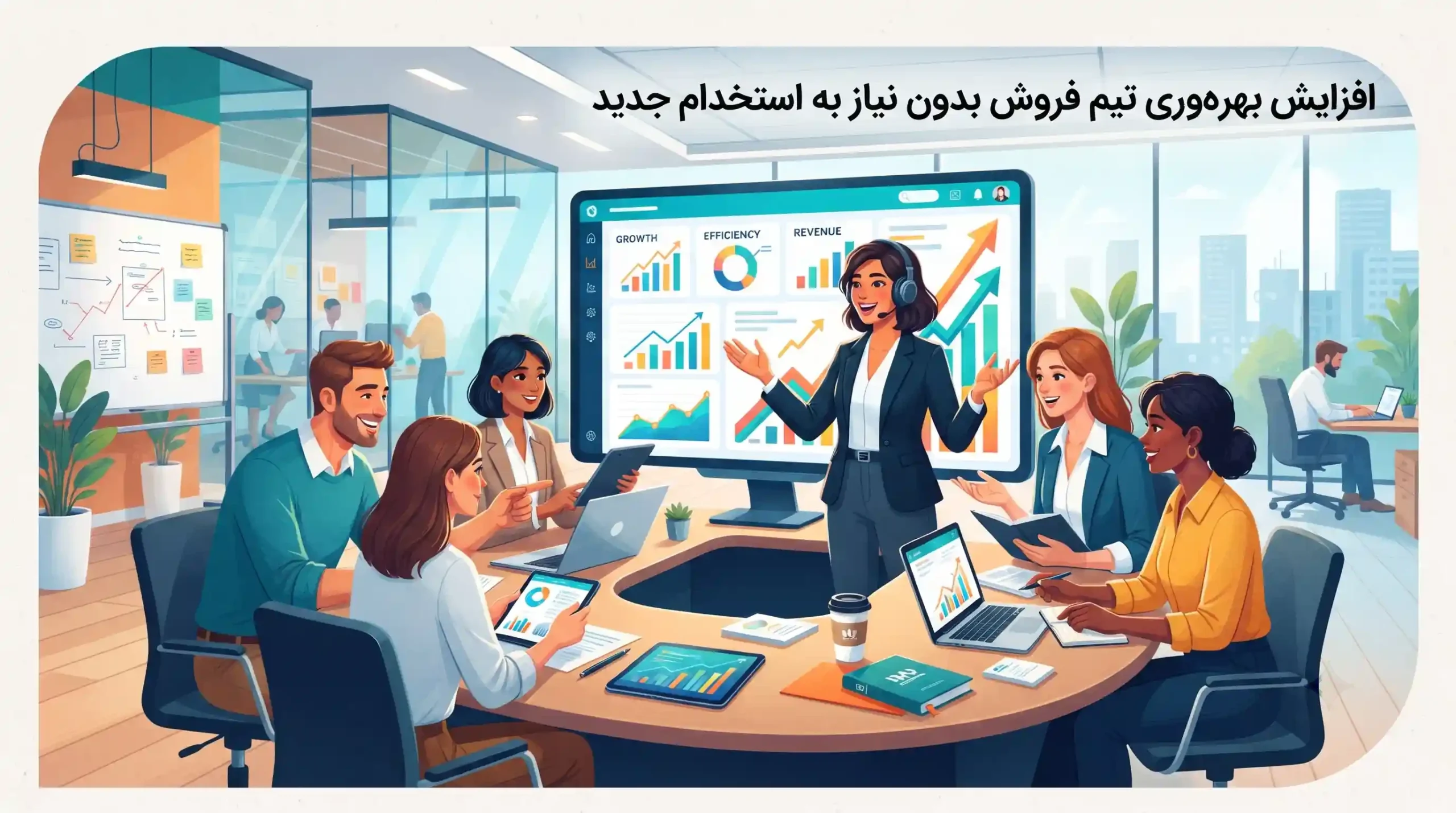 🎯 افزایش بهرهوری تیم فروش بدون نیاز به استخدام جدید