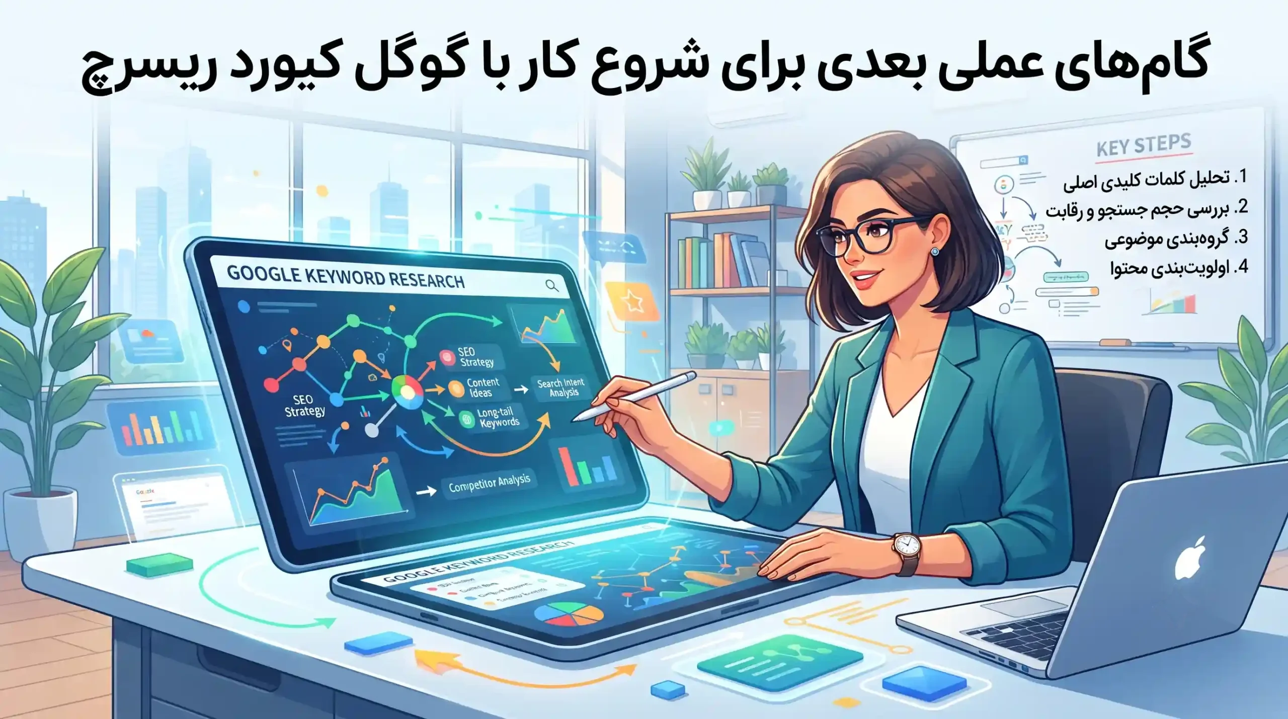 🚀 گامهای عملی بعدی برای شروع کار با گوگل کیورد ریسرچ