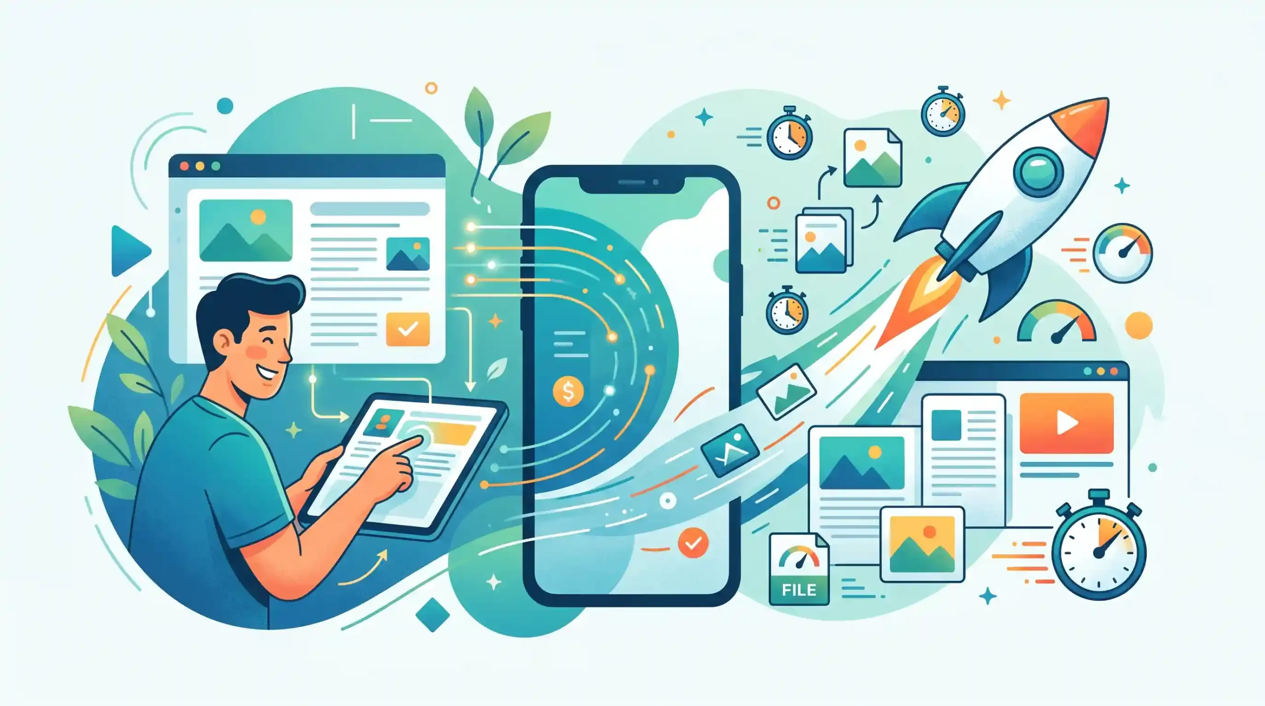 📱 اهمیت تجربه کاربری و سرعت بارگذاری در محتوا