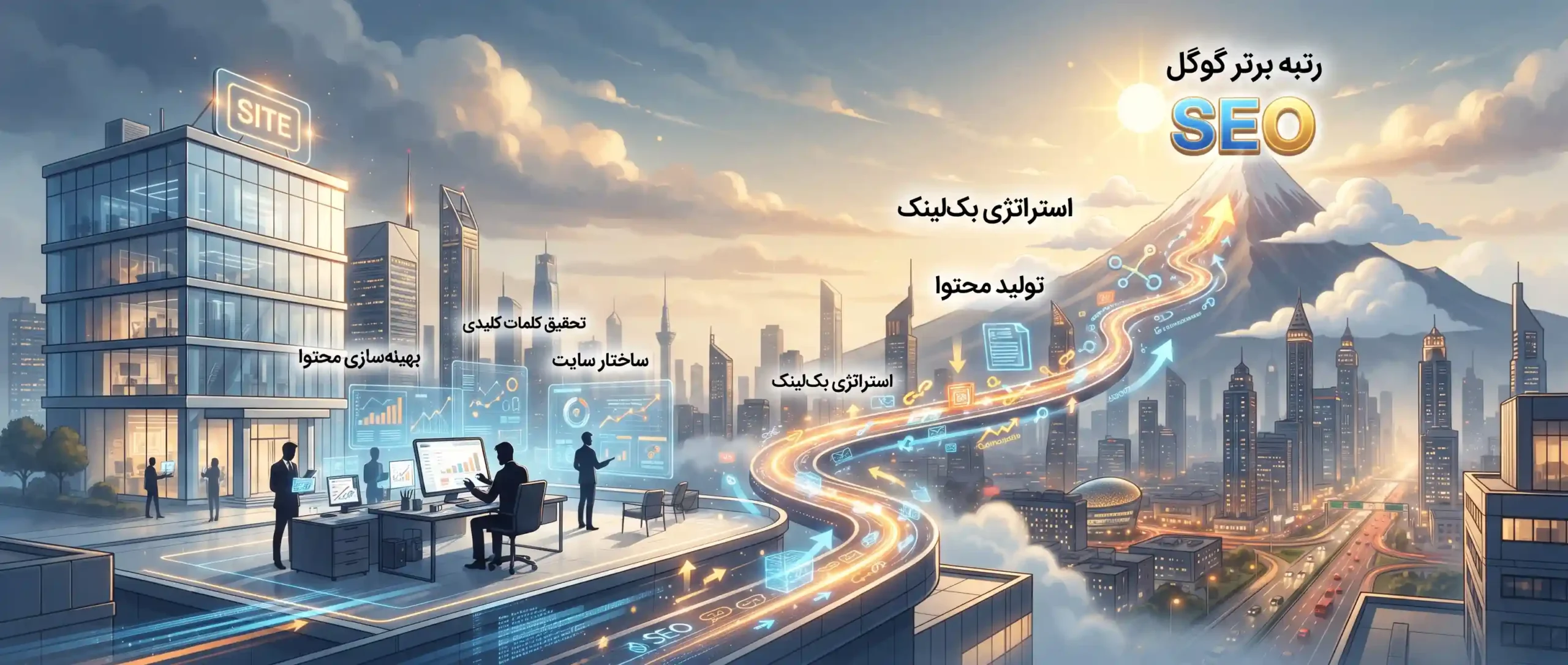 تکنیک‌های طلایی سئو برای ارتقای رتبه پس از طراحی سایت شرکتی